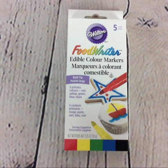 Wilton Cookie Cutters “Holiday Christmas Set” 4~Stars 4~Snowman 5~Edible Markers - Picture 3 of 7